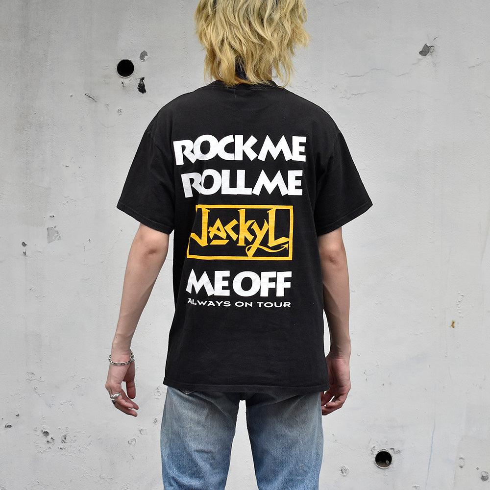 90's JACKYL “ROCK ME ROLL ME ME OFF ALWAYS ON TOUR“ ロック Tシャツ 250715H