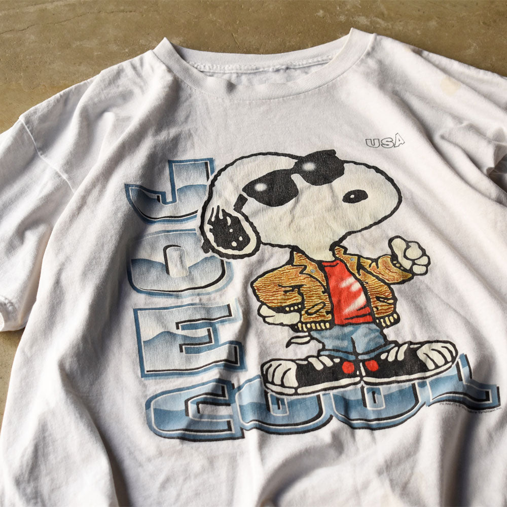 90’s “SNOOPY(Joe Cool)” キャラクターTシャツ 240905