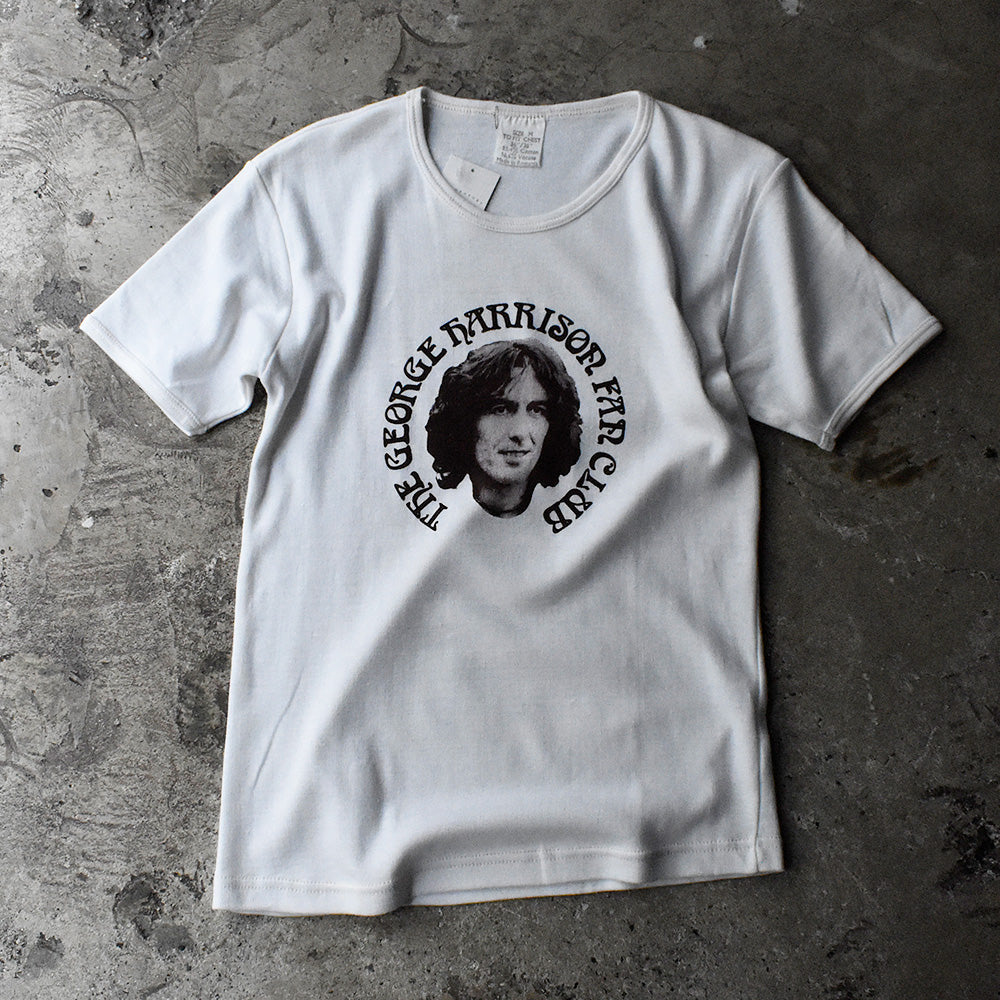 70's "George Harrison" Fan Club Tシャツ Euro製 “Couleurshirt掲載” 231005H