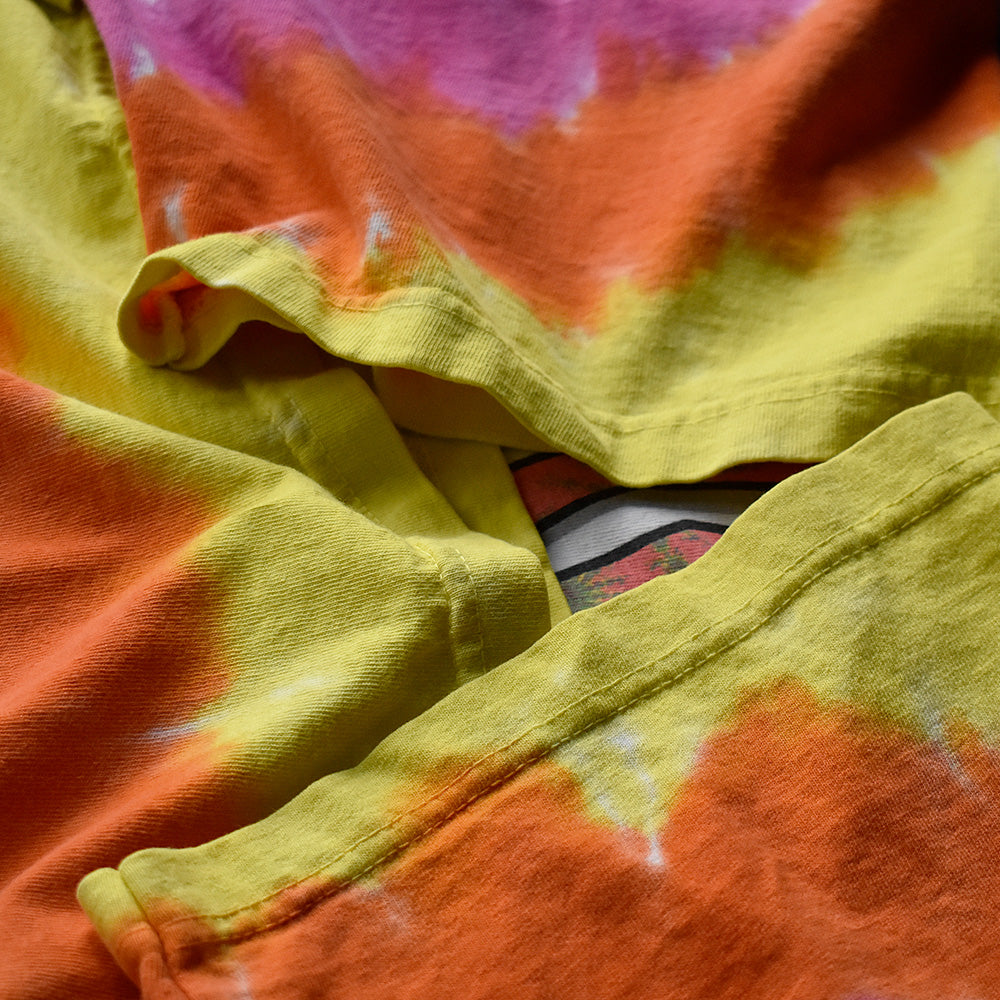 Y2K The Rolling Stones×LIQUID BLUE サイケロゴ! タイダイ Tシャツ 240708H