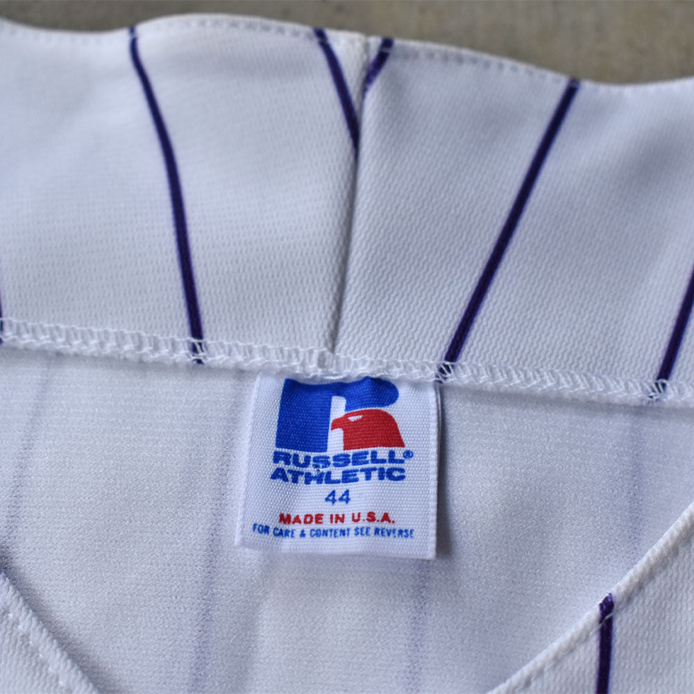 90’s RUSSELL ATHLETIC “MLB Colorado Rockies” ベースボールシャツ USA製 231005H