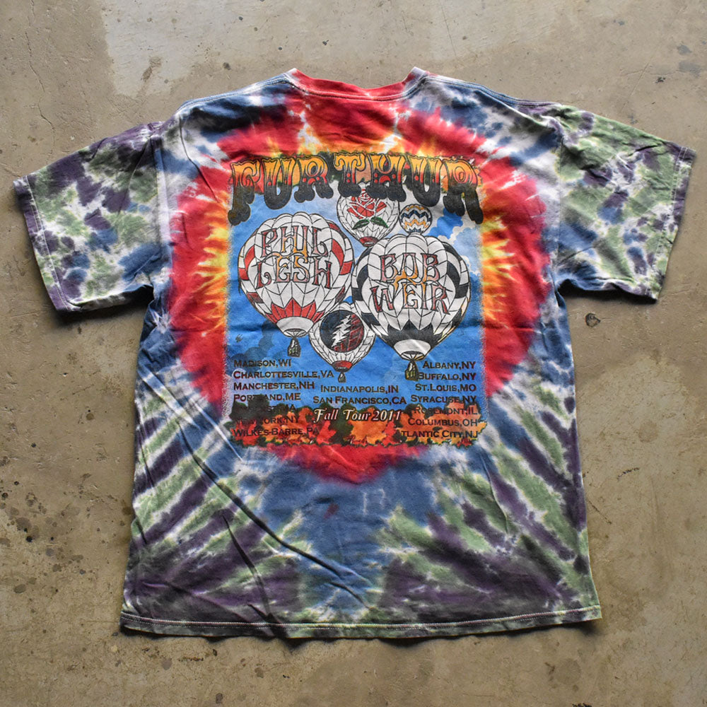 FURTHUR “FALL TOUR 2011” サンダースカル タイダイTシャツ 240730