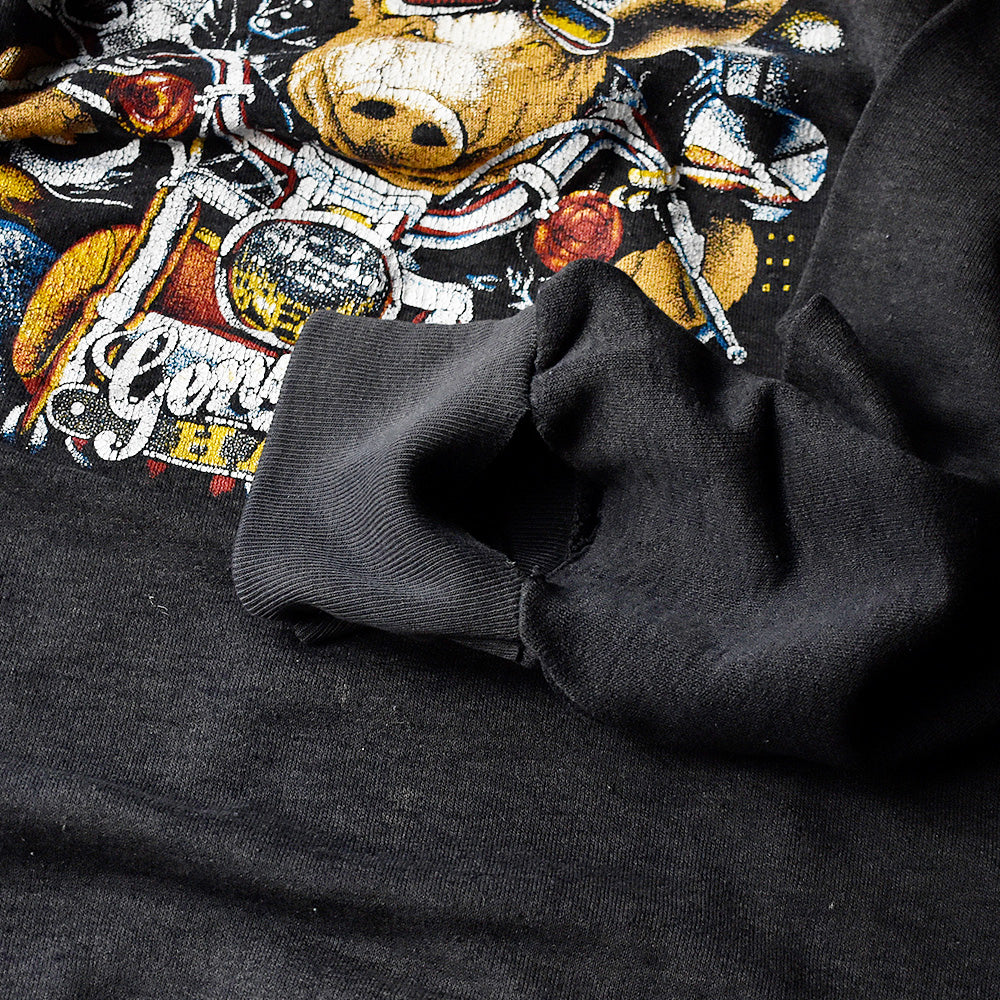 80’s Harley Davidson “Pig(Hawg) × Skull” スウェット 240208H