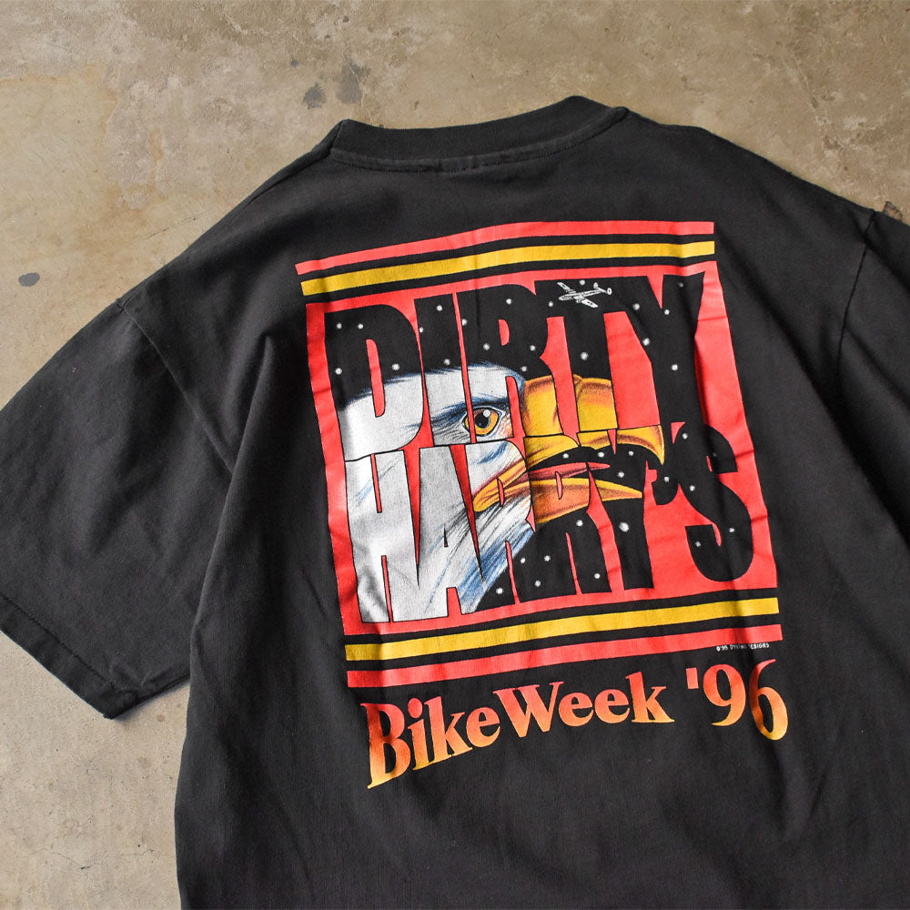 90’s Hanes ”DIRTY HARRY'S Bike Week '96” ポケット付き バイクTシャツ 250509