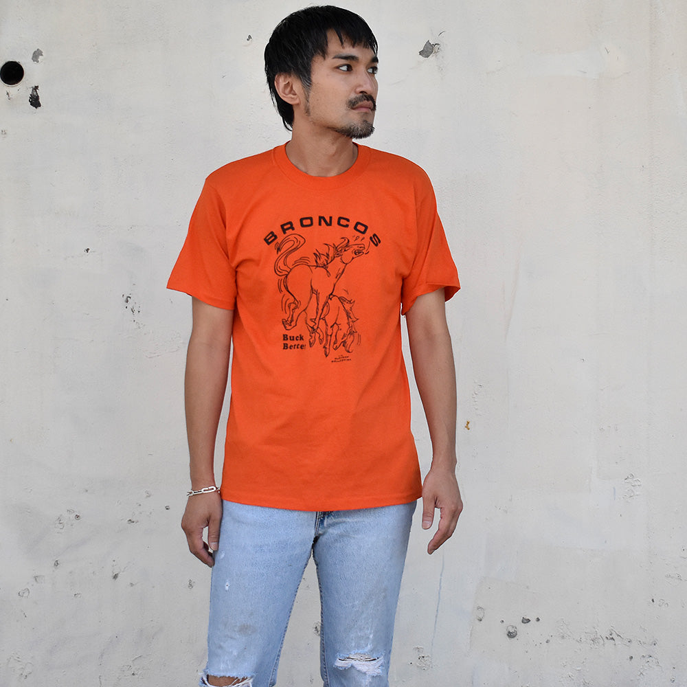 80's “BRONCOS” Buck Better Tシャツ USA製 250816H