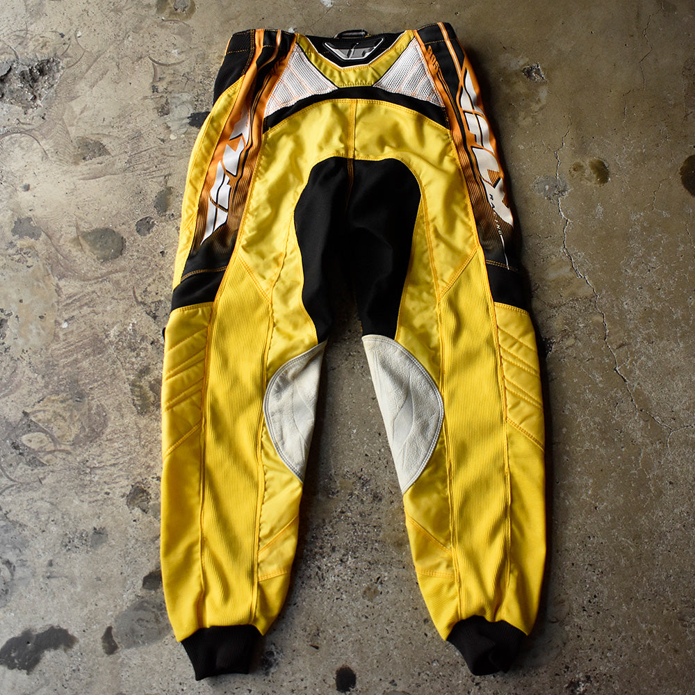Y2K FLY Racing モトクロス レーシングパンツ イエロー! 250729H