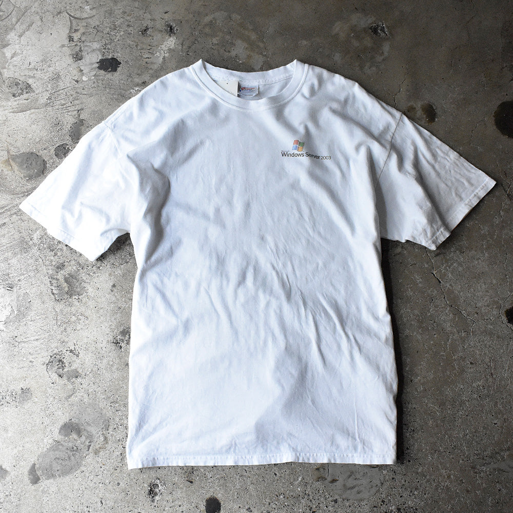 Y2K “Windows Server 2003 Training Tour“ 企業 Tシャツ 250715H