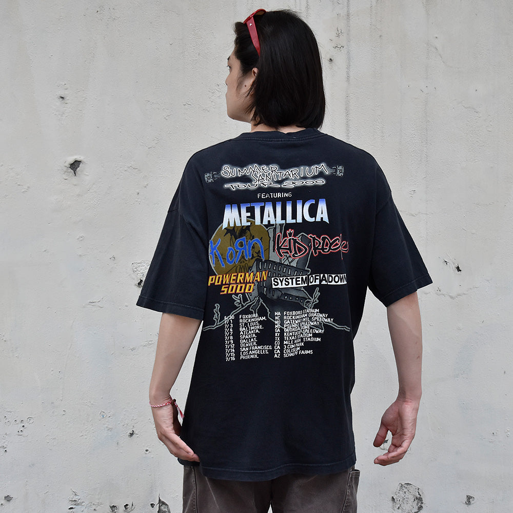 Y2K “Summer Sanitarium Tour 2000“ Metallica Tシャツ 240611H