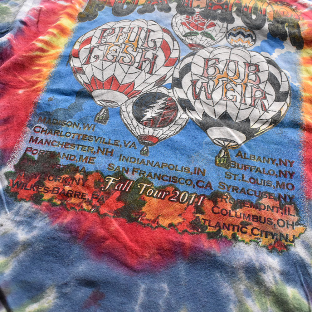 FURTHUR “FALL TOUR 2011” サンダースカル タイダイTシャツ 240730