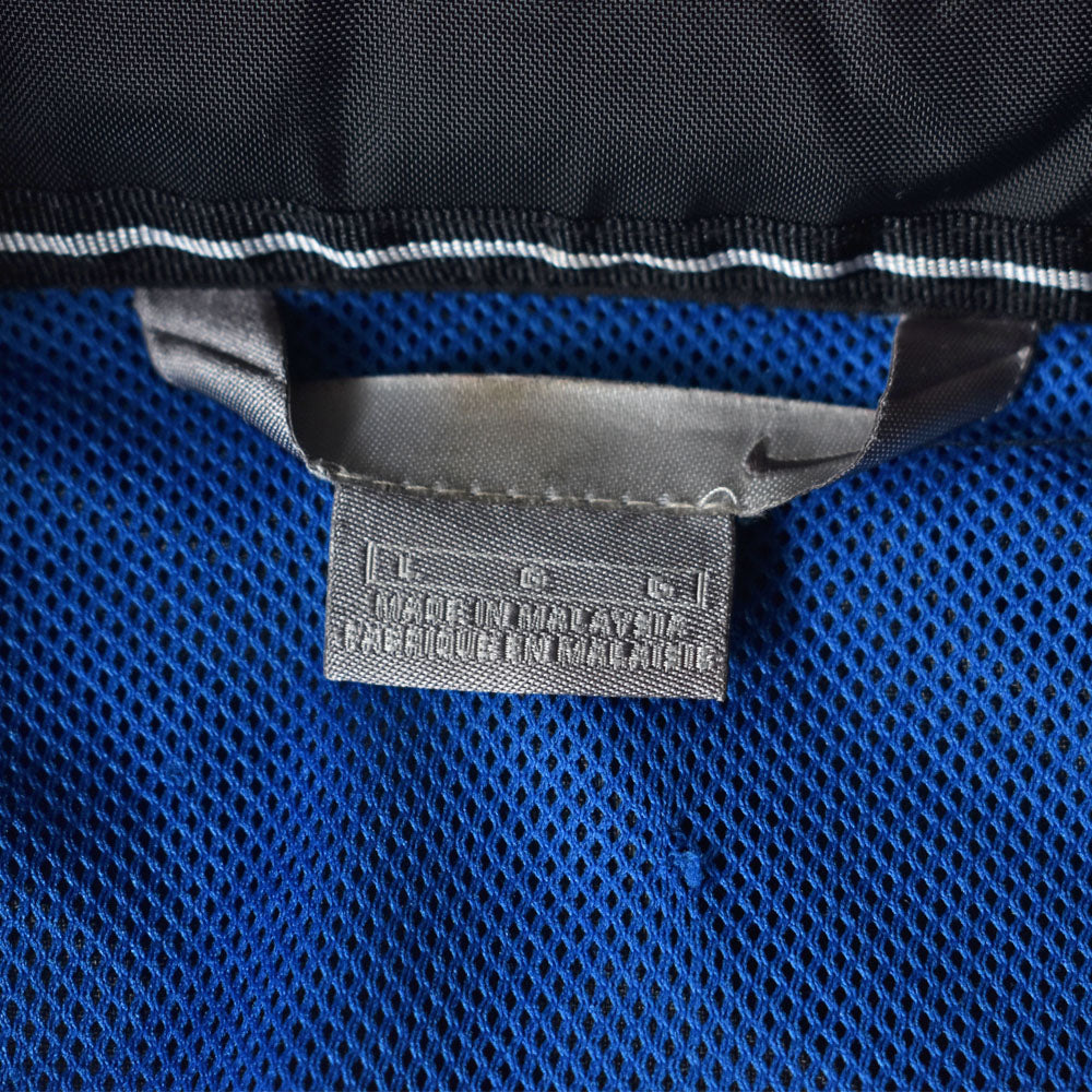 Y2K NIKE 裏地付き ハーフジップ ナイロンプルオーバー 240331H