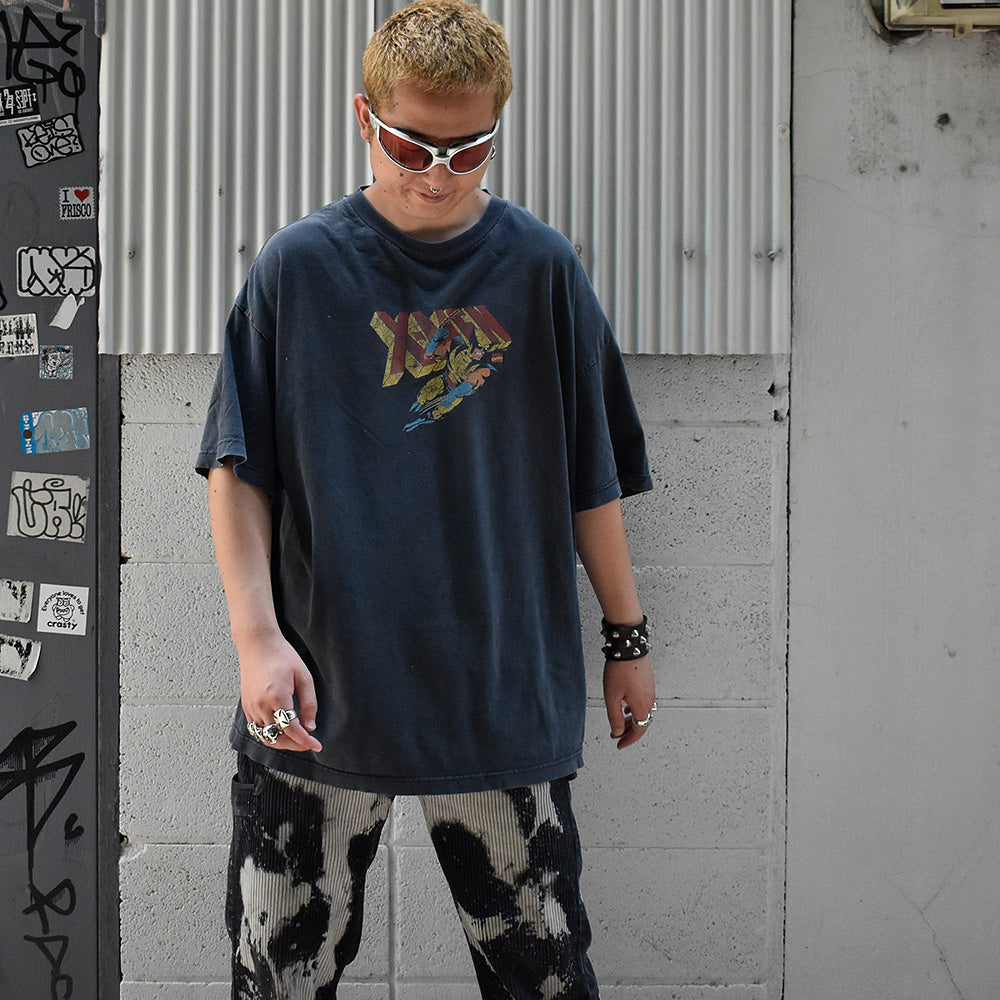 Y2K Marvel Comics “X-MEN” アメコミ ヒーロー Tシャツ 250809H