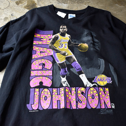 90's NBA Los Angeles Lakers “Magic Johnson“ Tシャツ USA製 240501H