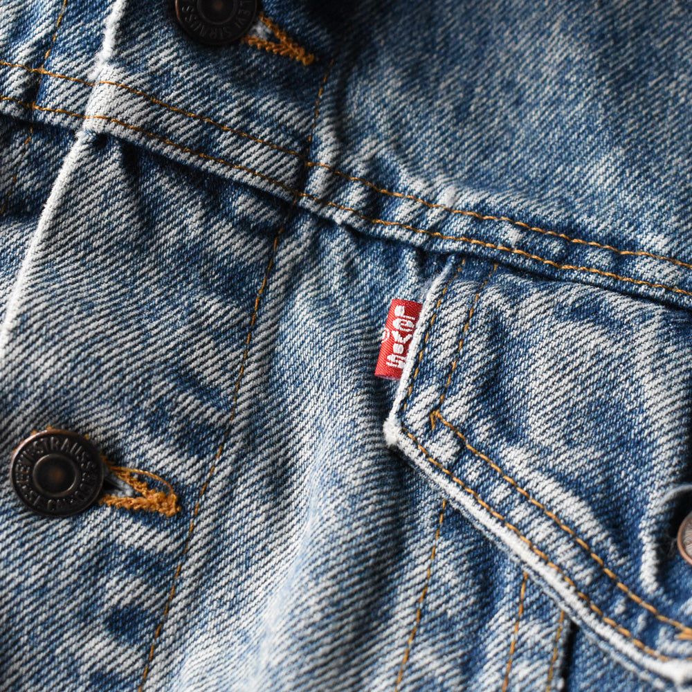 90’s Levi's 70507-0219 ケミカルウォッシュ デニムジャケット USA製 250520