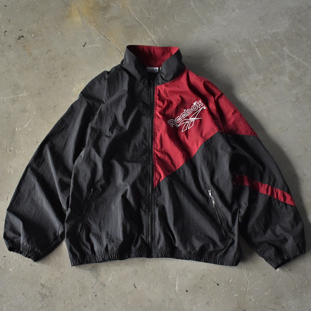 90's Reebok/リーボック バックロゴ刺繍 ナイロンジャケット 230610