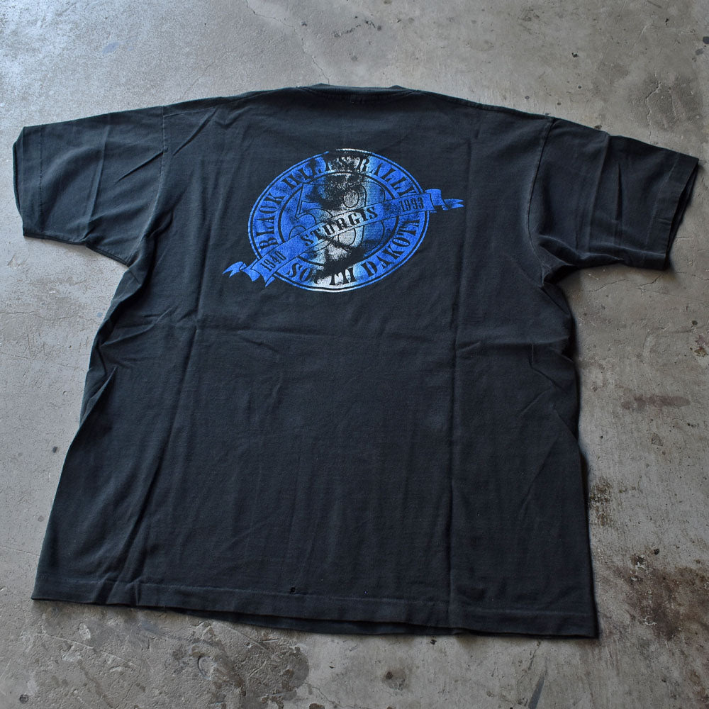 90's “Sturgis 53rd ANNUAL” 雰囲気◎ イーグル バイク Tシャツ 230727H