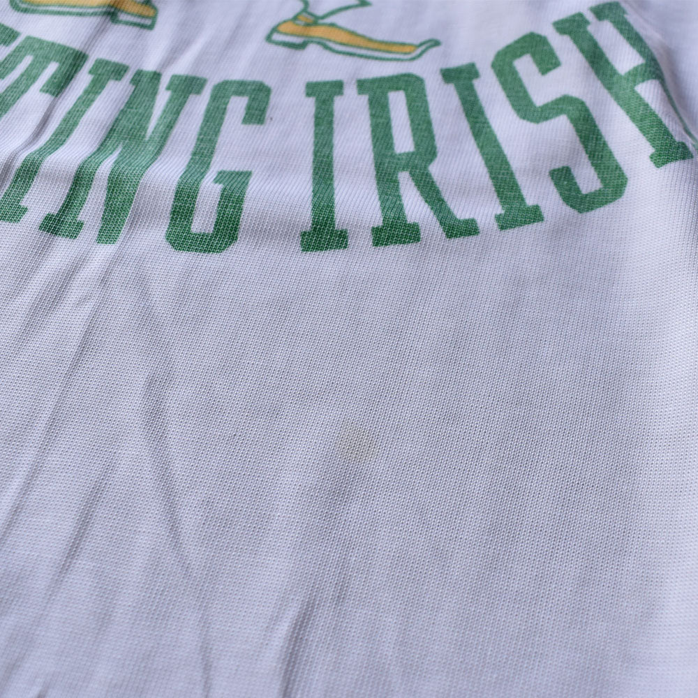 80’s Champion “NOTLE DAME FIGHTING IRISH” カレッジ フットボール Tシャツ USA製 240430H
