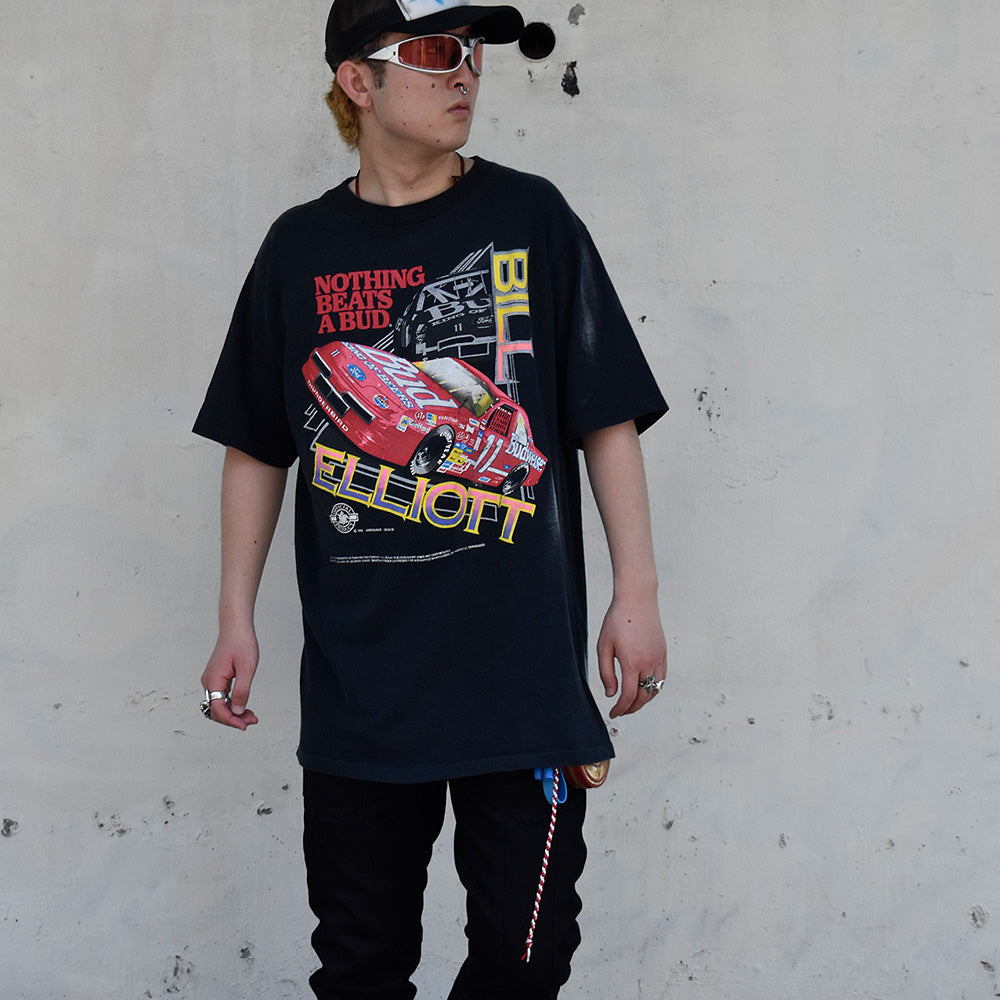 90's “Bill Elliott” レーシングTシャツ 250619H