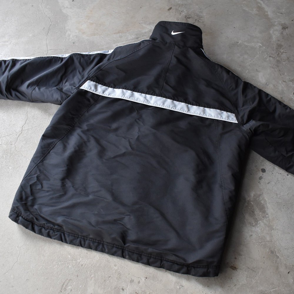 Y2K NIKE フリースライナー 中綿入り ナイロンジャケット 240120