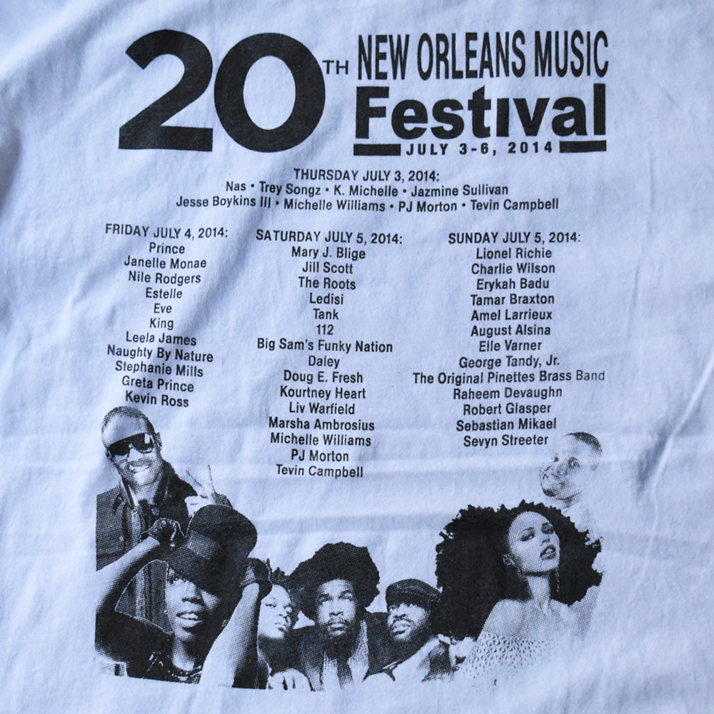 “New Orleans Music Festival 2014”ミュージックフェスティバル Tシャツ 240821