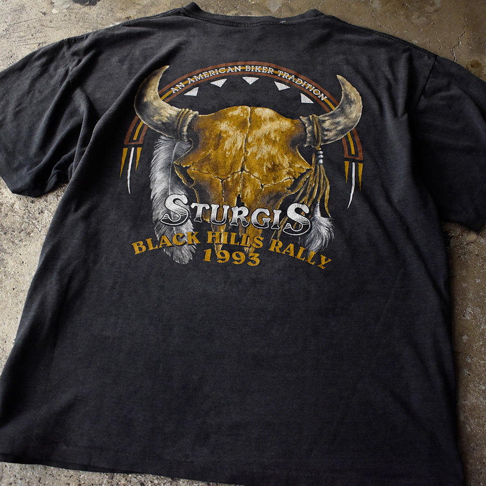90's Sturgis Bound '93 “Wolf×Bike” バイク Tシャツ USA製 250825H