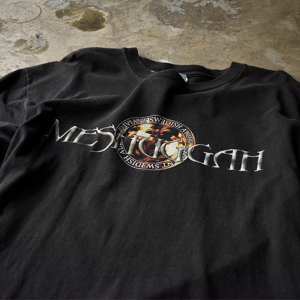 Y2K Meshuggah “Deviant Swedish Audio” メタル ロック Tシャツ 240613H