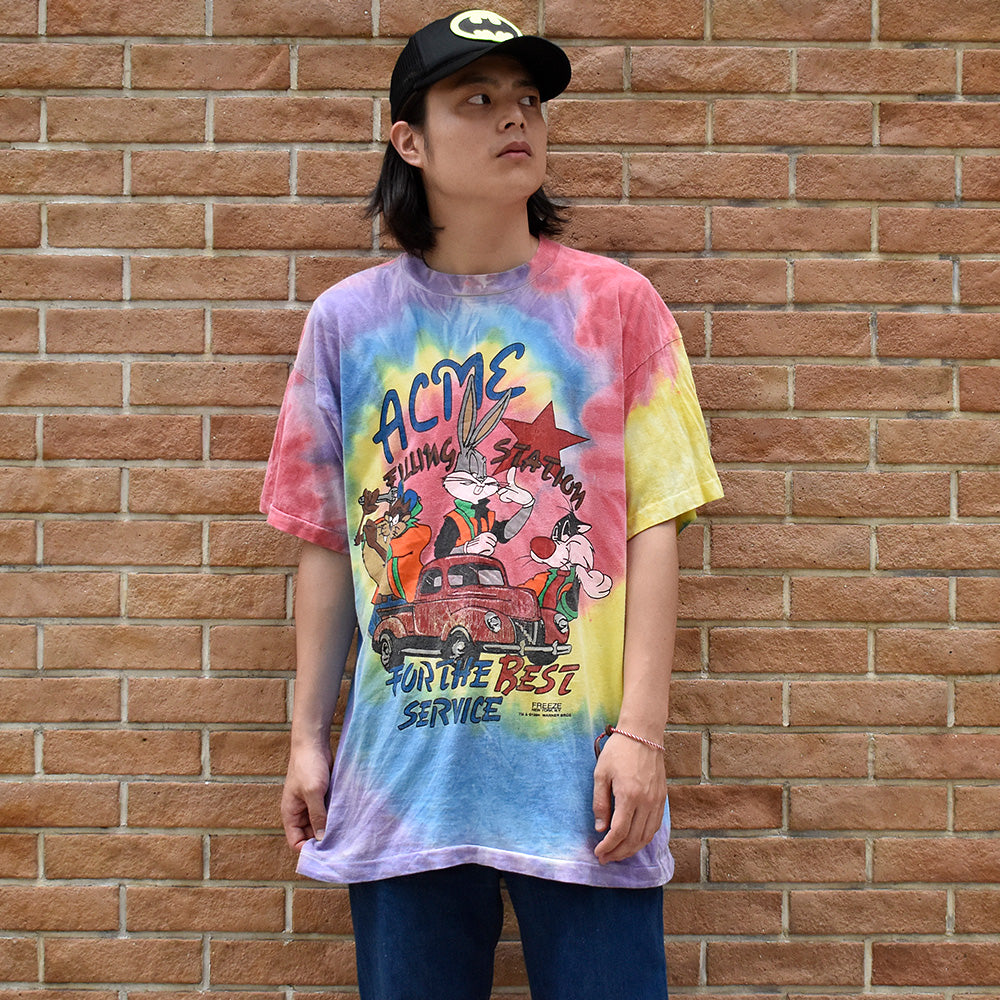90's Looney Tunes タイダイTシャツ USA製 240720H