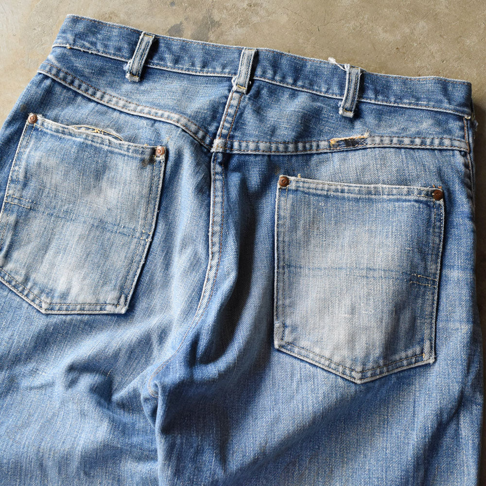 50-60’s GAUCHOS CROWN ZIP デニムパンツ 250912H