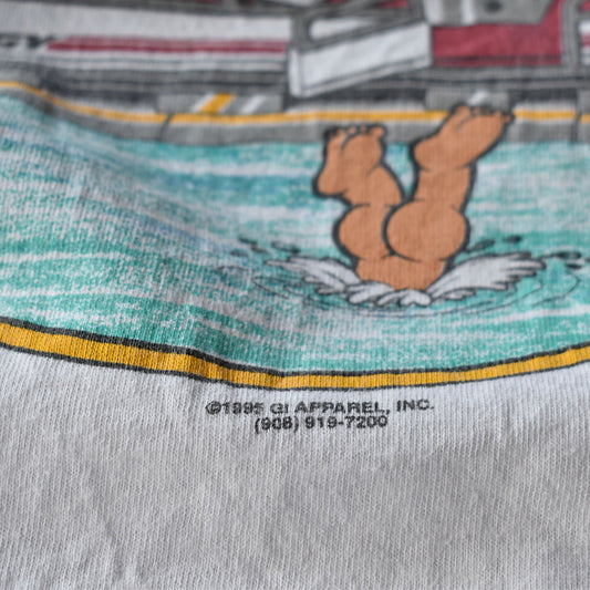 90’s ”BUTT NAKED ON THE WATER” キャラ Tシャツ 240420