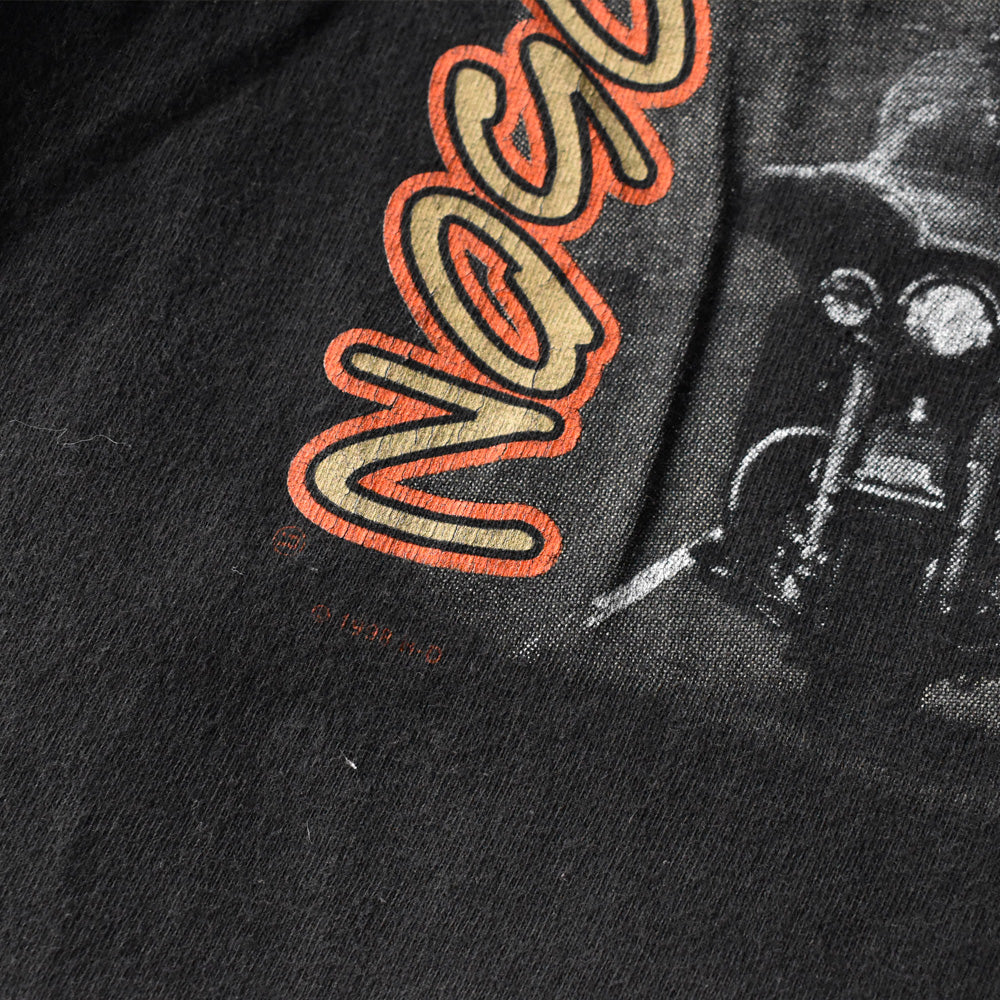 90's Harley-Davidson “I SURVIVED THE 95TH” 両面プリント Tシャツ USA製 240805
