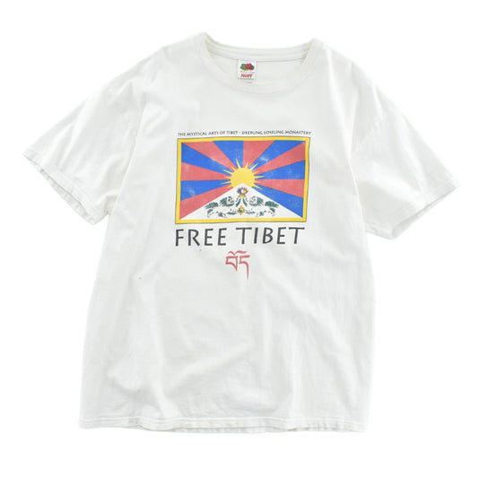 90's FREE TIBET "The Mystical Arts of Tibet" ツアーTシャツ 260804H