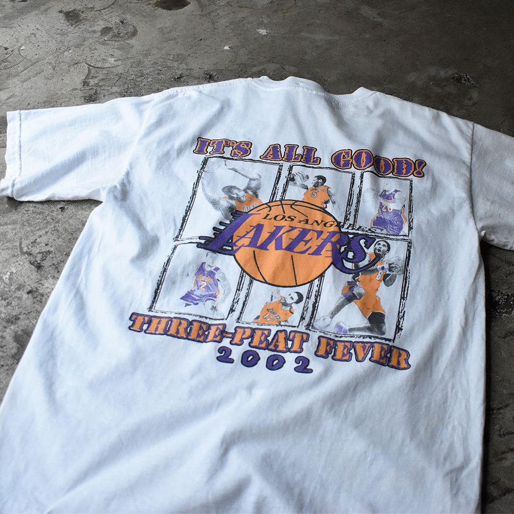 Y2K NBA “Los Angeles Lakers“ World Champions Tシャツ 240502H