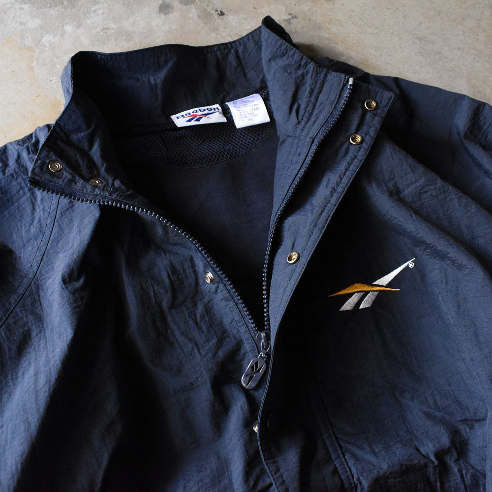 90’s Reebok バックロゴ! 裏地付き ナイロン トラックジャケット 250128