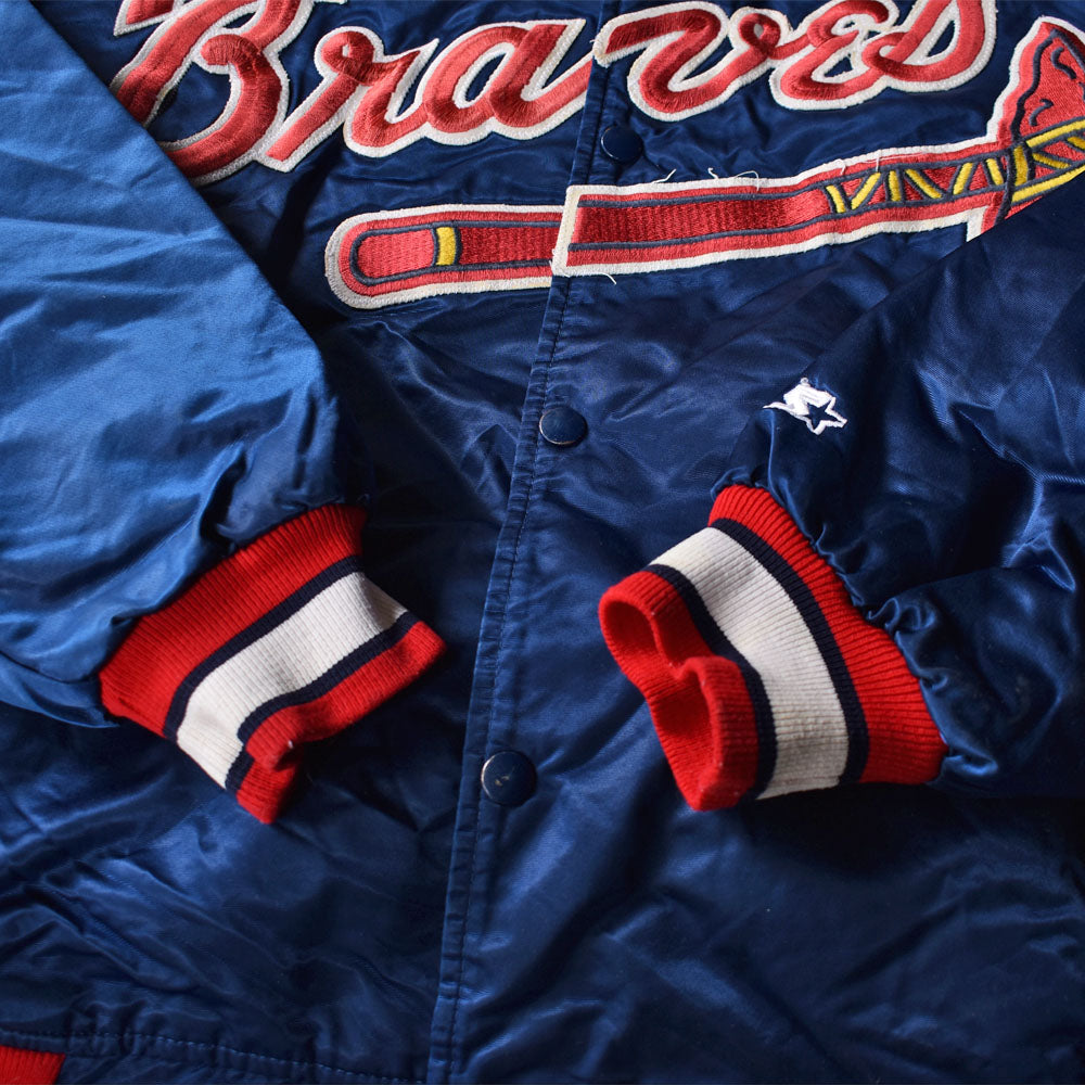 90's STARTER "Atrlanta Braves" ナイロンスタジャン 231127