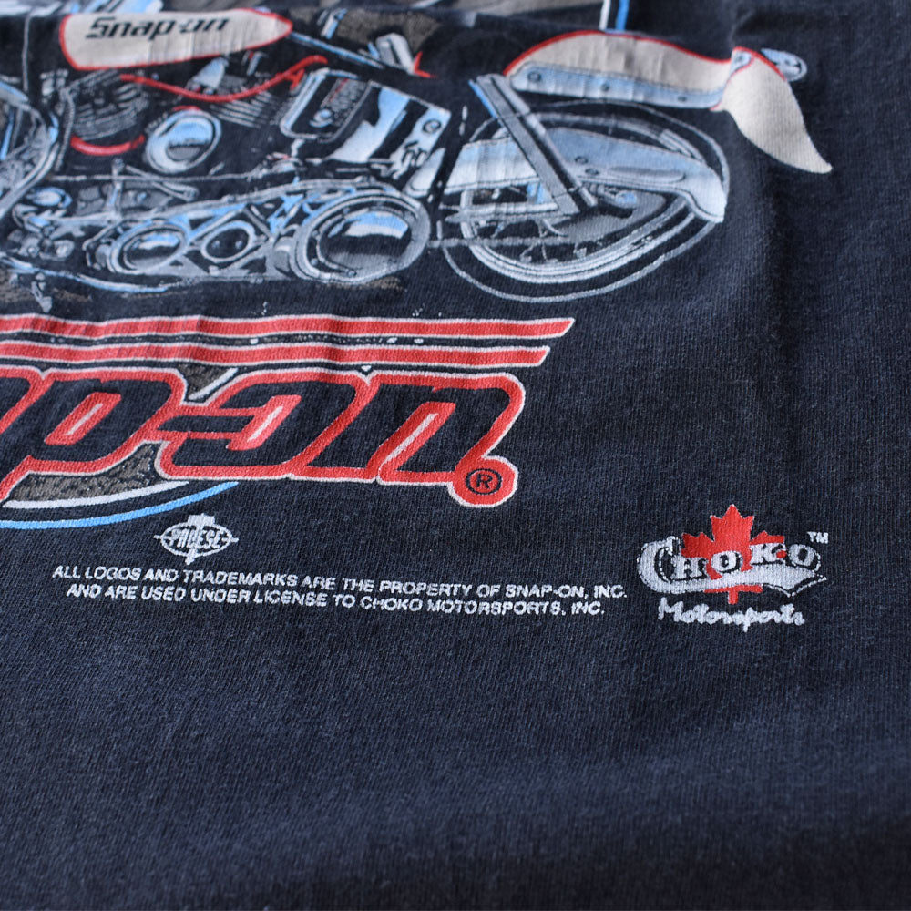 90's Snap-on/スナップオン “Motorcycle” Tシャツ 230826