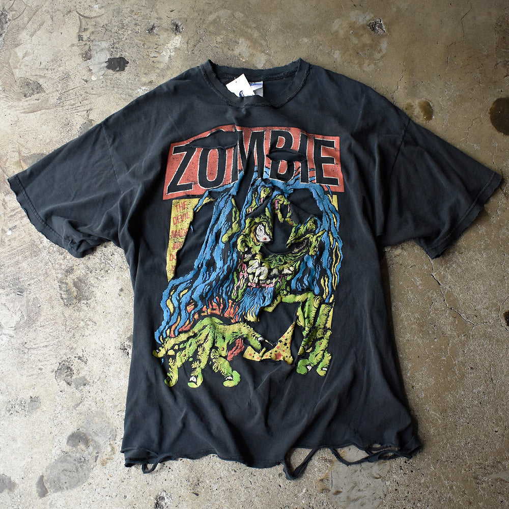 Y2K ボロ! “ZOMBIE” Tシャツ 250624H