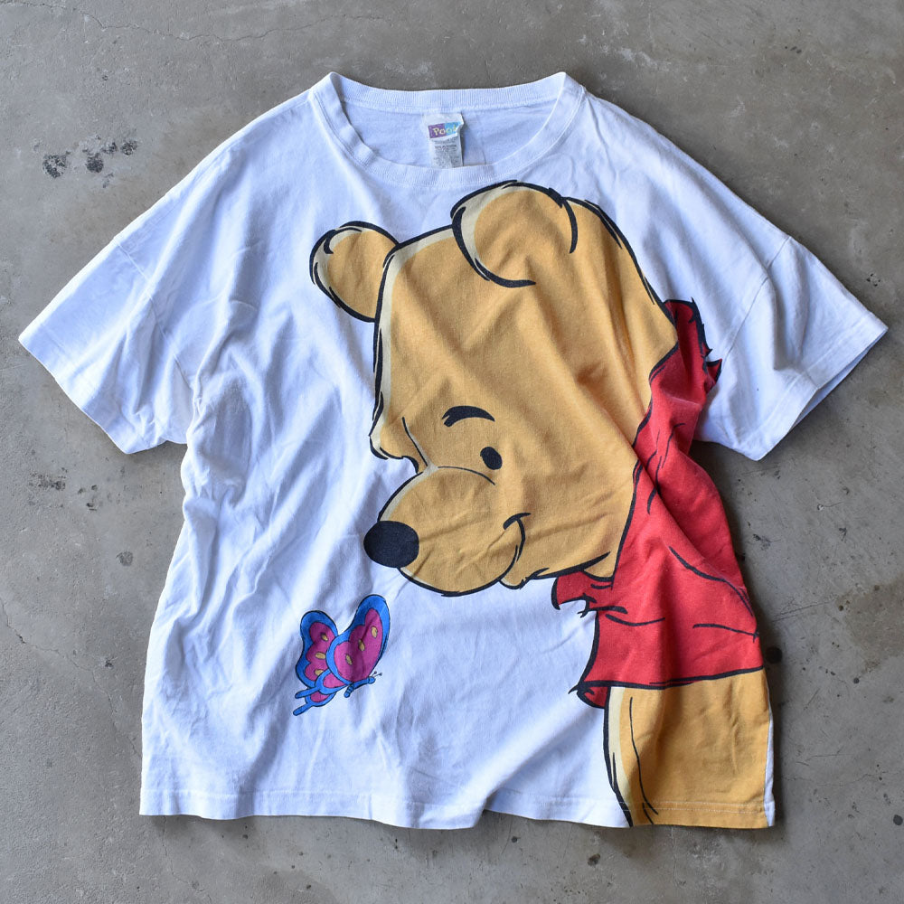 90’s Disney “pooh” 大判プリント USA製 230729