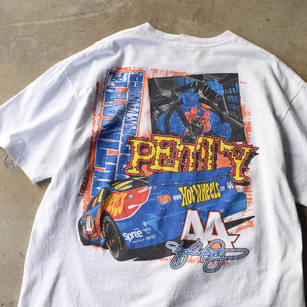 90’s PowerPro “NASCAR/KYLE PETTY ” レーシングプリント Tシャツ USA製 250521