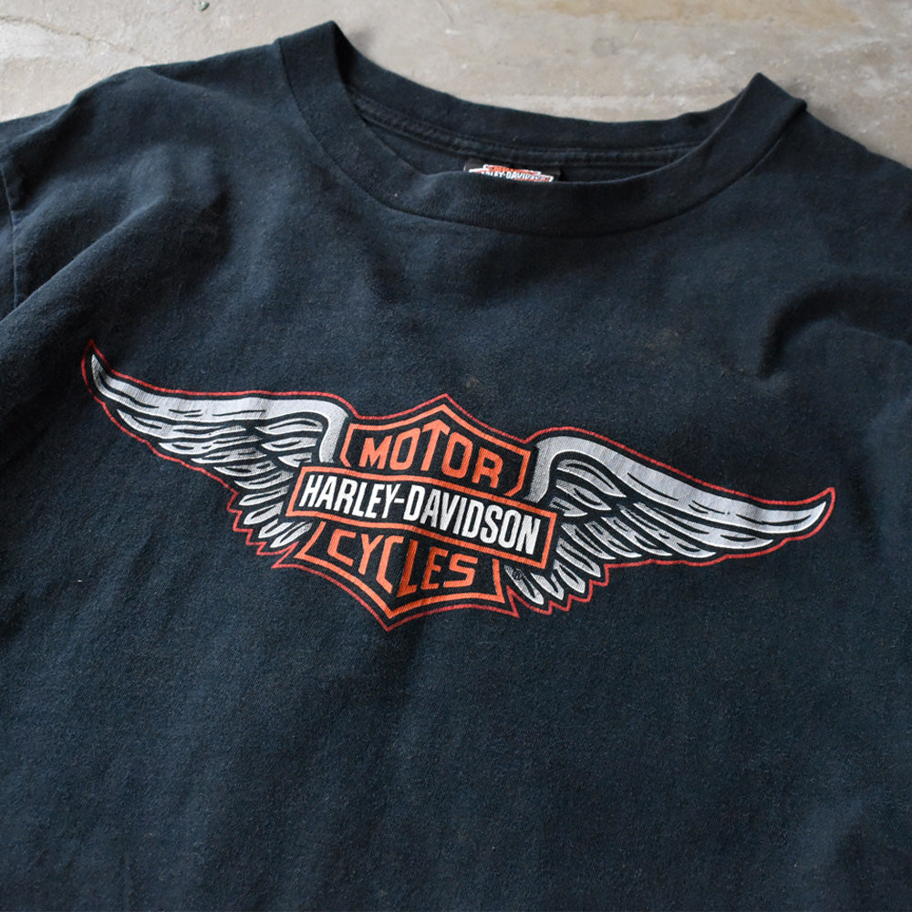 90's Harley Davidson “Springfield, MISSOURI” バイク Tシャツ USA製 240829H
