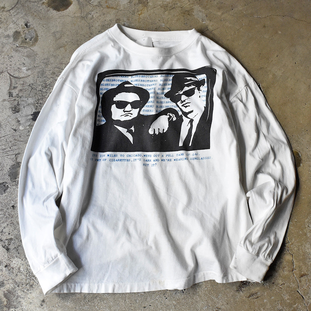 90's The Blues Brothers ロングスリーブTシャツ! 240115H