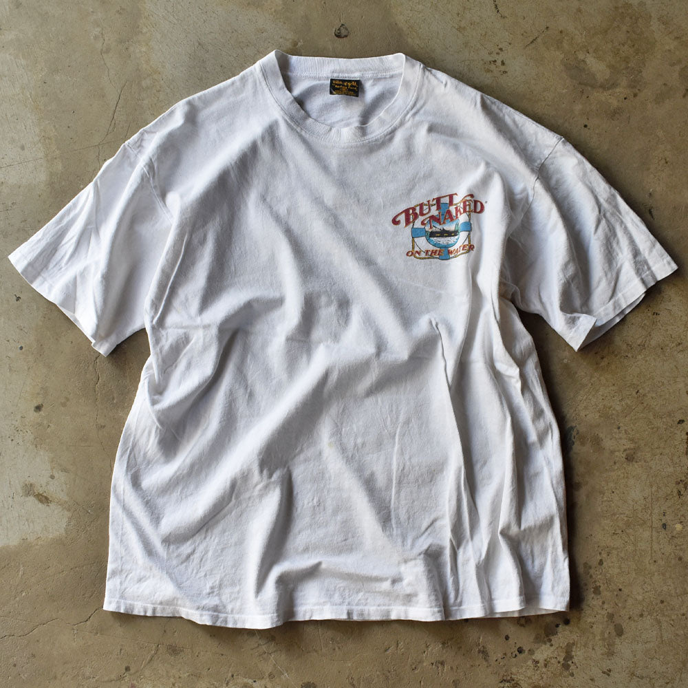 90’s ”BUTT NAKED ON THE WATER” キャラ Tシャツ 240420