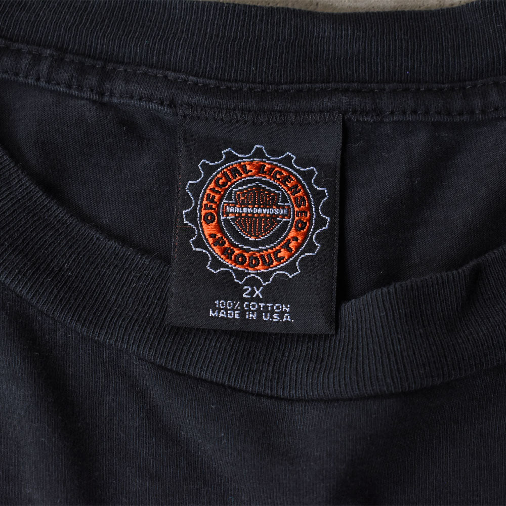 Y2K Harley-Davidson ロゴプリント Tシャツ USA製 250411