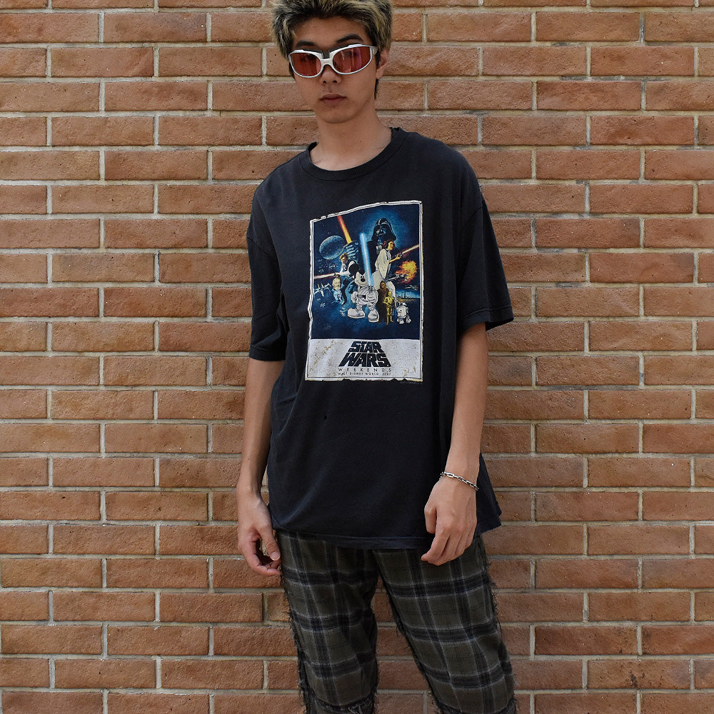 Y2K Disney “STAR WARS WEEKENDS” キャラ Tシャツ 250806H