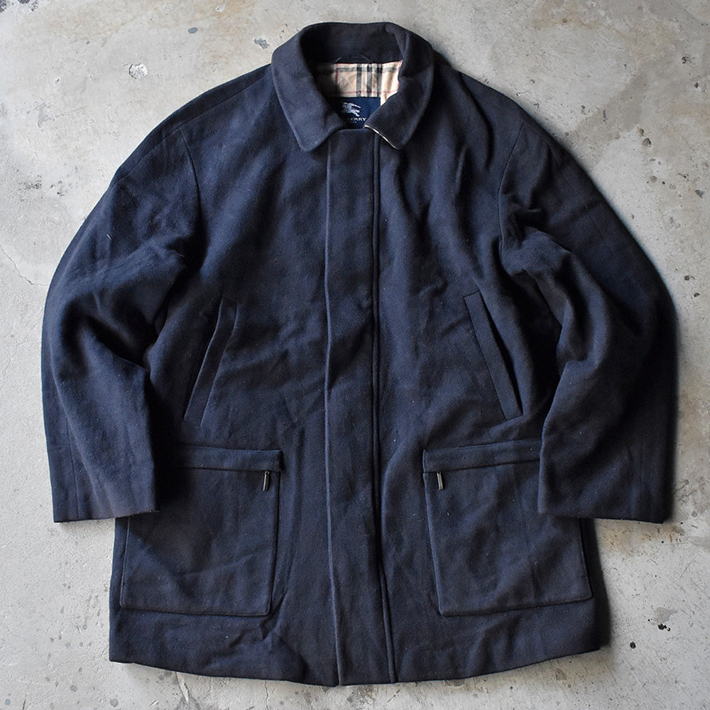 Burberry 裏地チェック ウールカシミア コート 231207