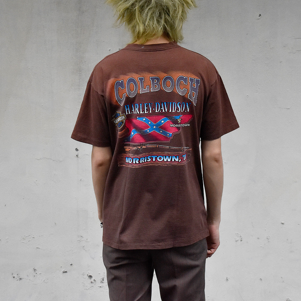 90's Harley-Davidson “LIVE to RIDE” Tシャツ 250529H