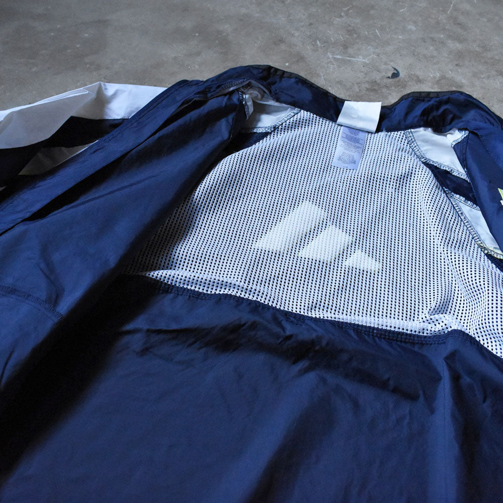 90's adidas サイドジップ付き ナイロン トラックジャケット 250301H