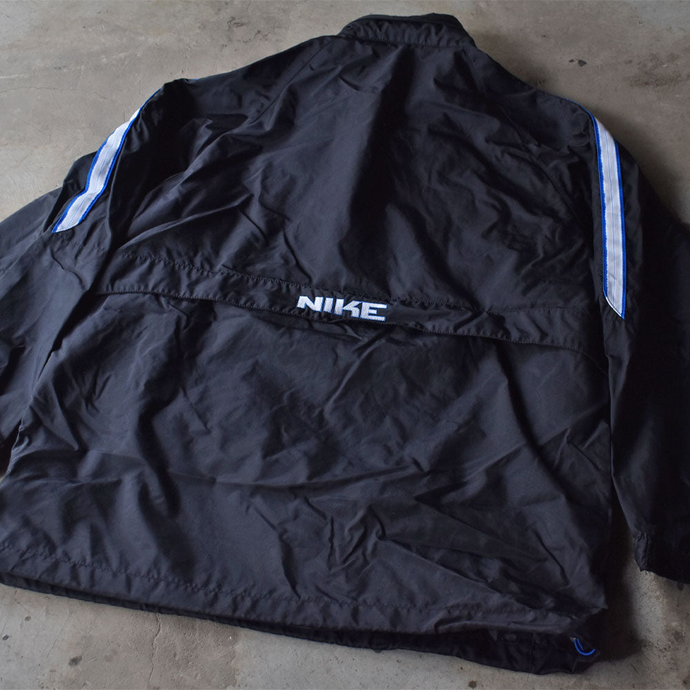 Y2K NIKE 裏地付き ハーフジップ ナイロンプルオーバー 240331H