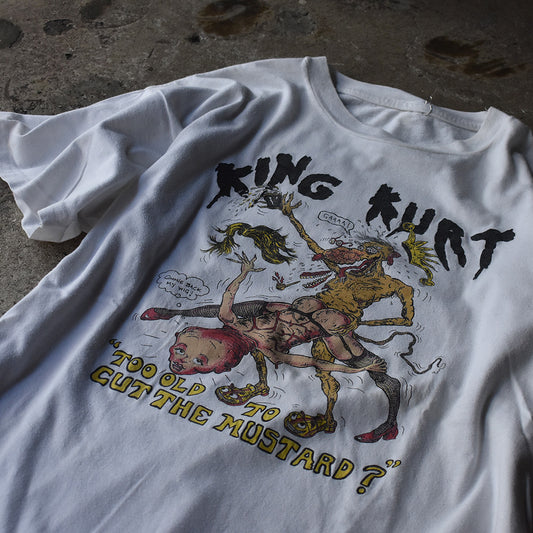 80's　King Kurt/キングカート　"Too Old to Cut the Mustard？" Tee　230712H
