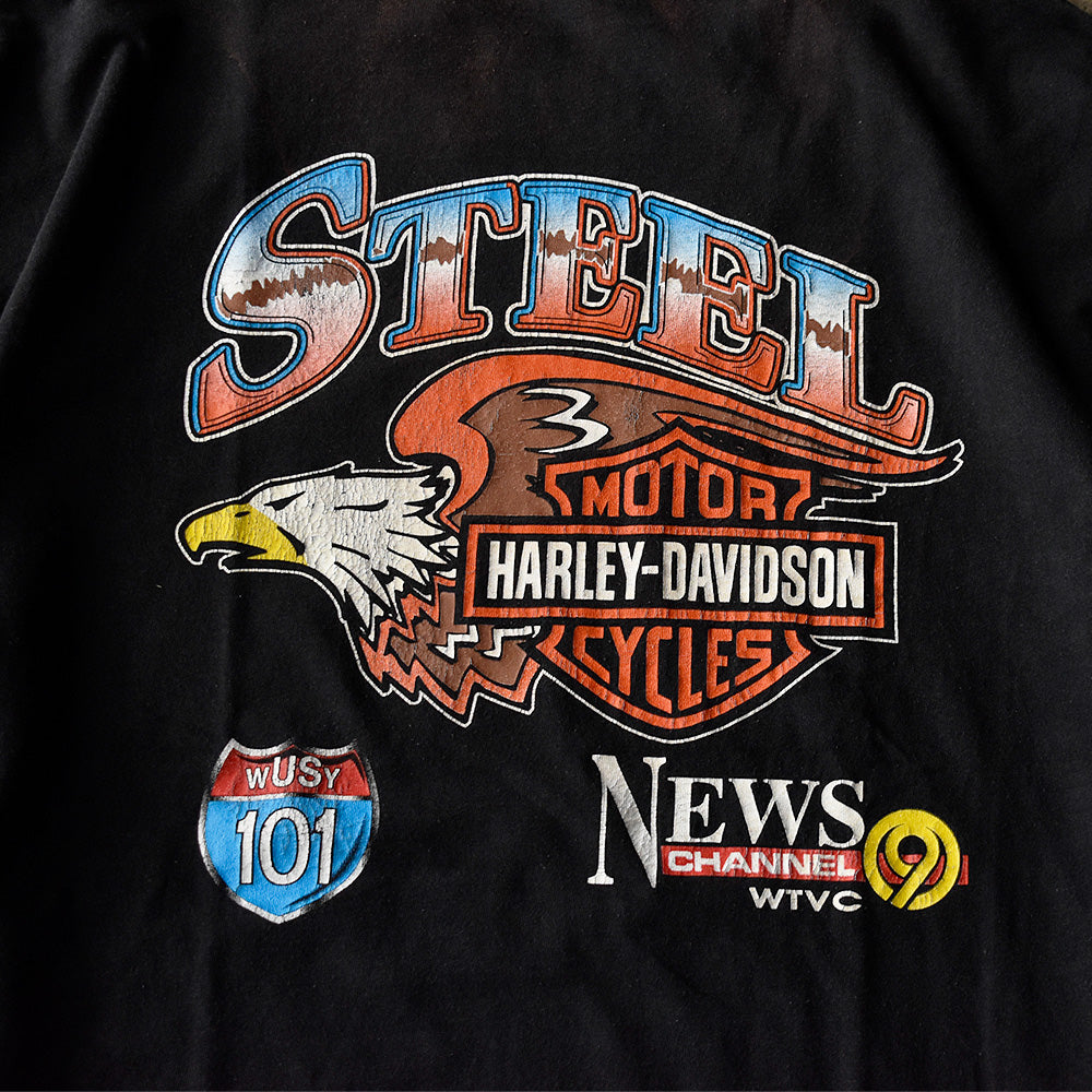 Y2K “Blood Assurance LIFE CYCLES“ Harley-Davidson Tシャツ 250725H