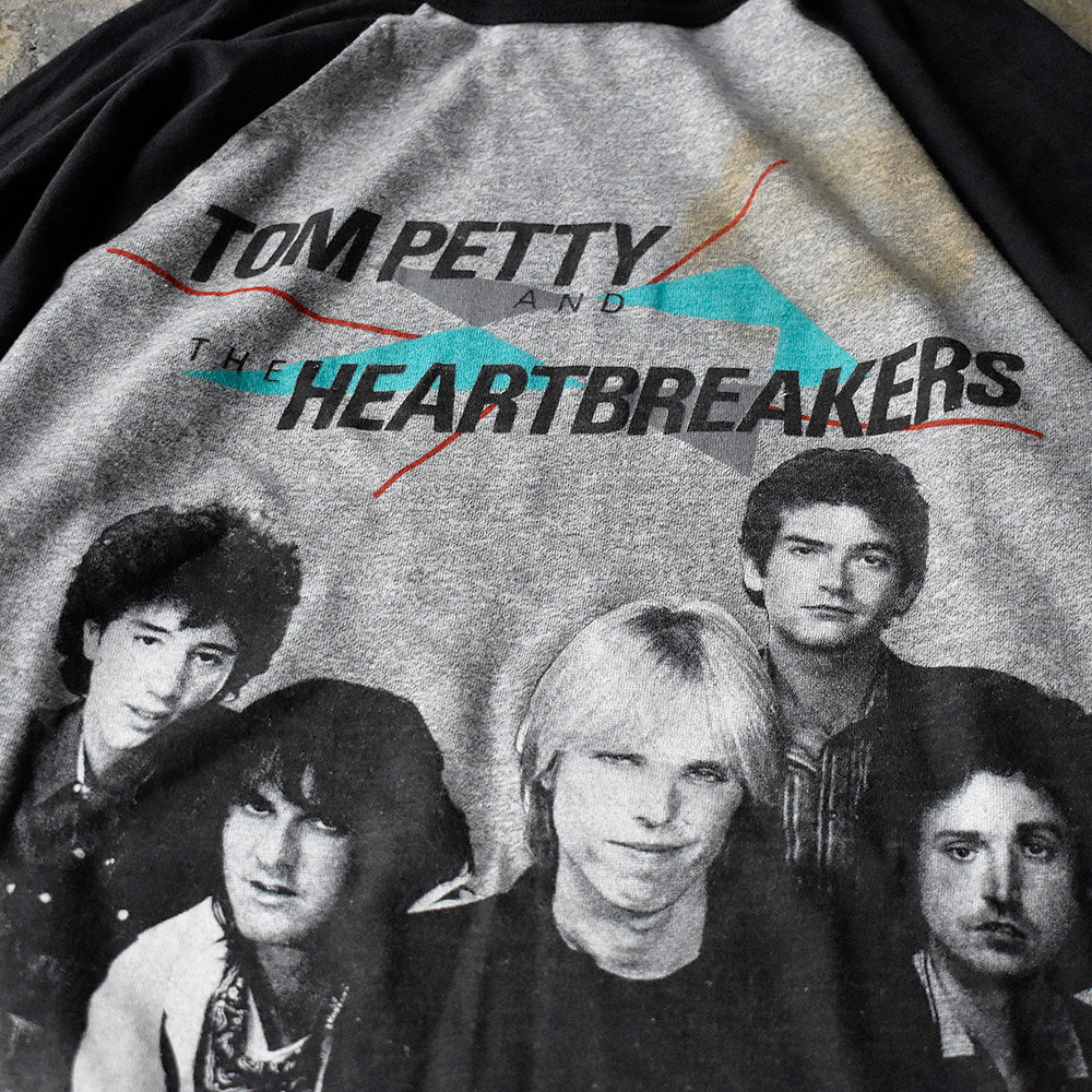 80's Tom petty and the Heartbreakers “Long After Dark” Tour ラグランスリーブTシャツ 250428H