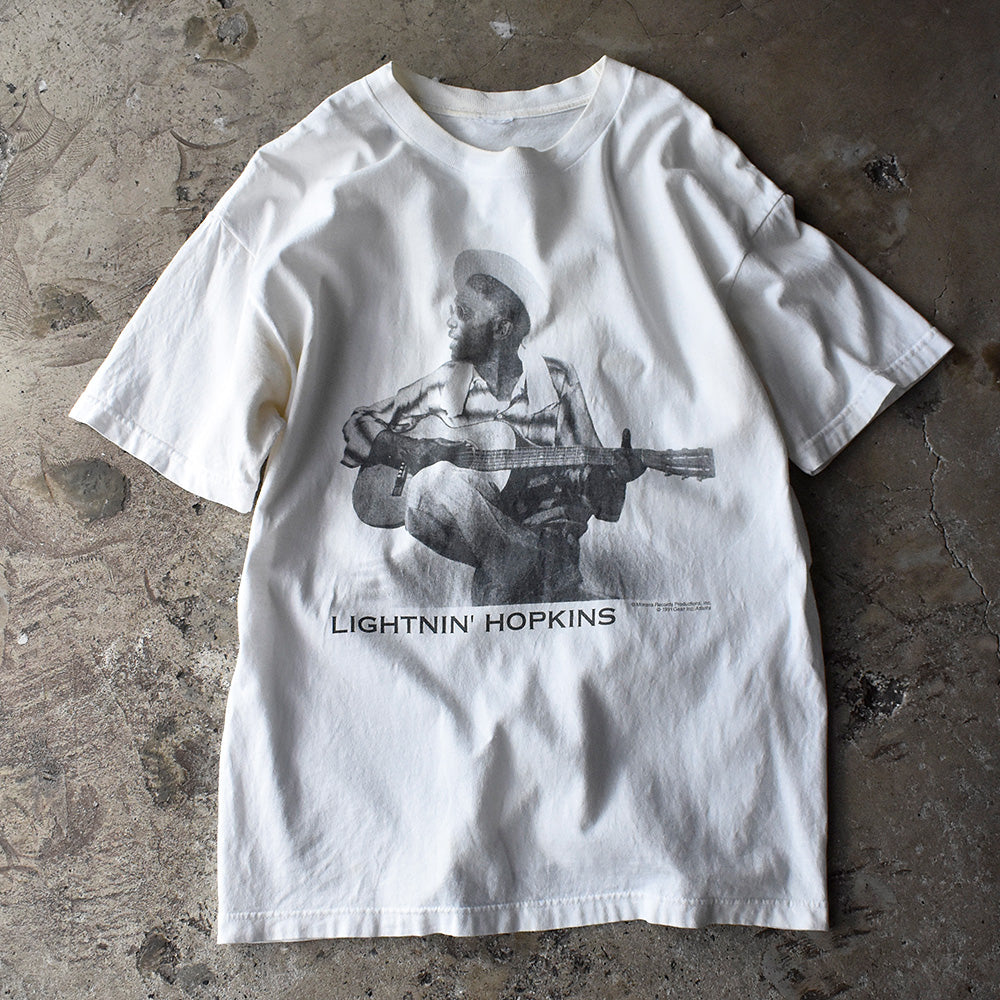 90's Lightnin' Hopkins “Last Night Blues” Tシャツ 240415H